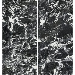 Marmerlook Tegel Slabs 260x120 - TR-GRA Marble Zwart Wit Hoogglans Variatie