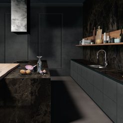 Marmerlook Tegel Slabs 260x120 - TR-INF Marble Donkerbruin Mat Sfeer