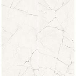 Marmerlook Tegel Slabs 260x120 - TR-STA Marble Wit Hoogglans Variatie