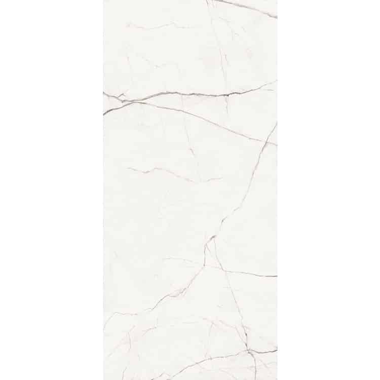 Marmerlook Tegel Slabs 260x120 - TR-STA Marble Wit Hoogglans