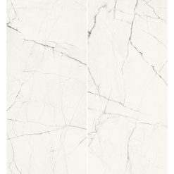 Marmerlook Tegel Slabs 260x120 - TR-STA Marble Wit Mat Variatie