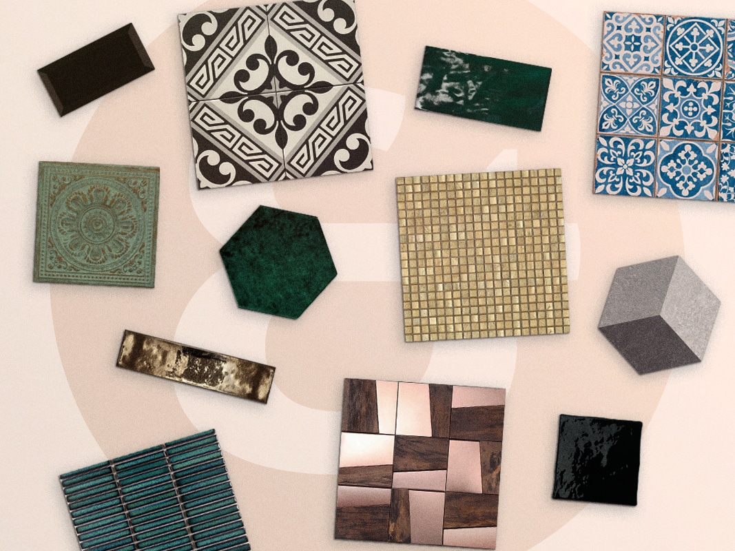 Decortegels soorten