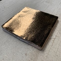 Handvorm Tegel 10x10 Goud Metallic Glans op Voorraad CU