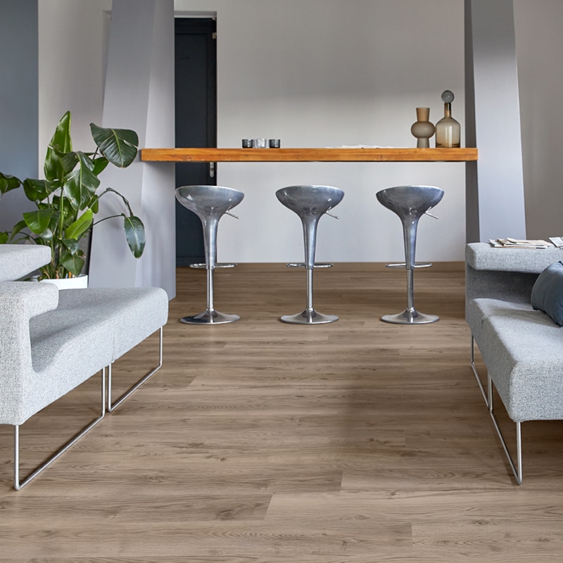 PVC – mFLOR Bramber Chestnut Miglio 150×23 Lichtbruin