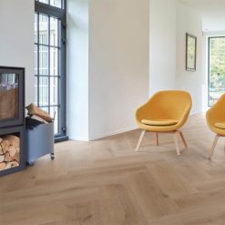 Alternative view of PVC - COREtec Essentials Herringbone Texas Oak H54 91,2x22,8 Lichtbruin Visgraat