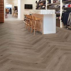 Alternative view of PVC - COREtec Essentials Herringbone Texas Oak H86 91,2x22,8 Bruin Visgraat