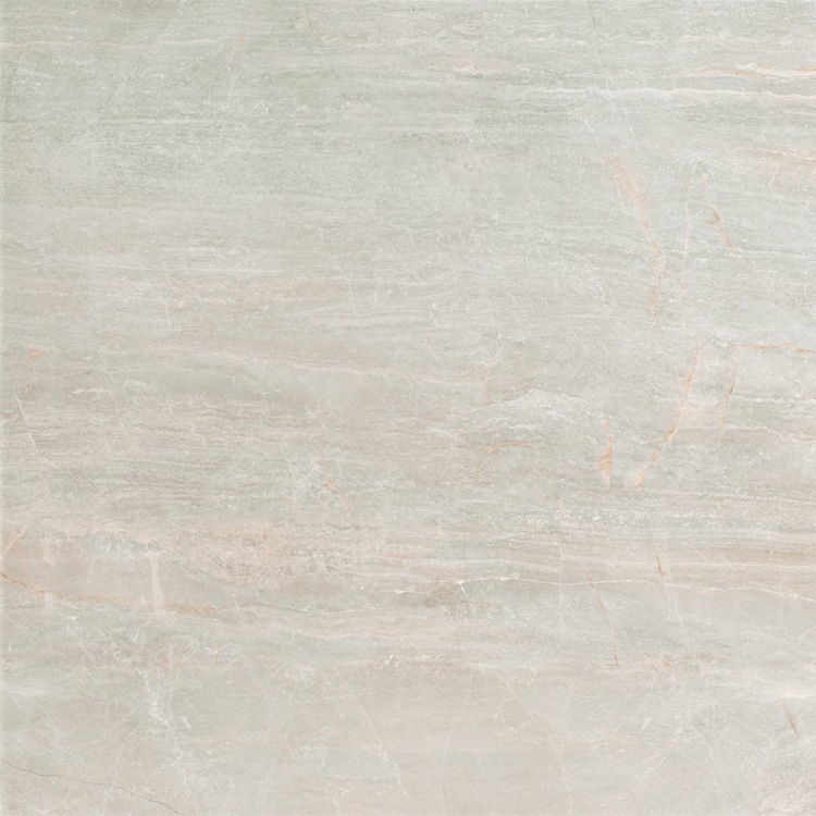 Marmerlook Tegels 100x100 - Fossil Perla Hoogglans Lichtgrijs