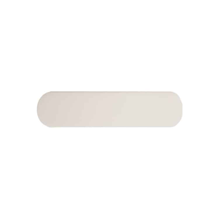 Handvorm Tegels 7,5x30 - Ovaal Grace White Gebroken Wit Hoogglans