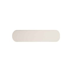 Handvorm Tegels 7,5x30 - Ovaal Grace White Gebroken Wit Mat