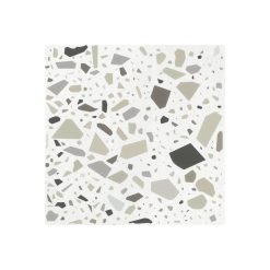 Terrazzo Tegels 18,6x18,6 - Confetti Wit Beige