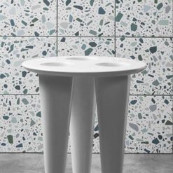 Terrazzo Tegels 18,6x18,6 - Confetti Wit Blauw Sfeer