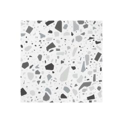 Terrazzo Tegels 18,6x18,6 - Confetti Wit Grijs