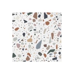 Terrazzo Tegels 18,6x18,6 - Confetti Wit Multi