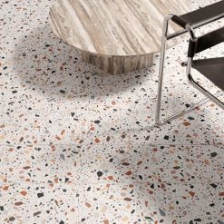 Terrazzo Tegels 18,6x18,6 - Confetti Wit Multi Sfeer