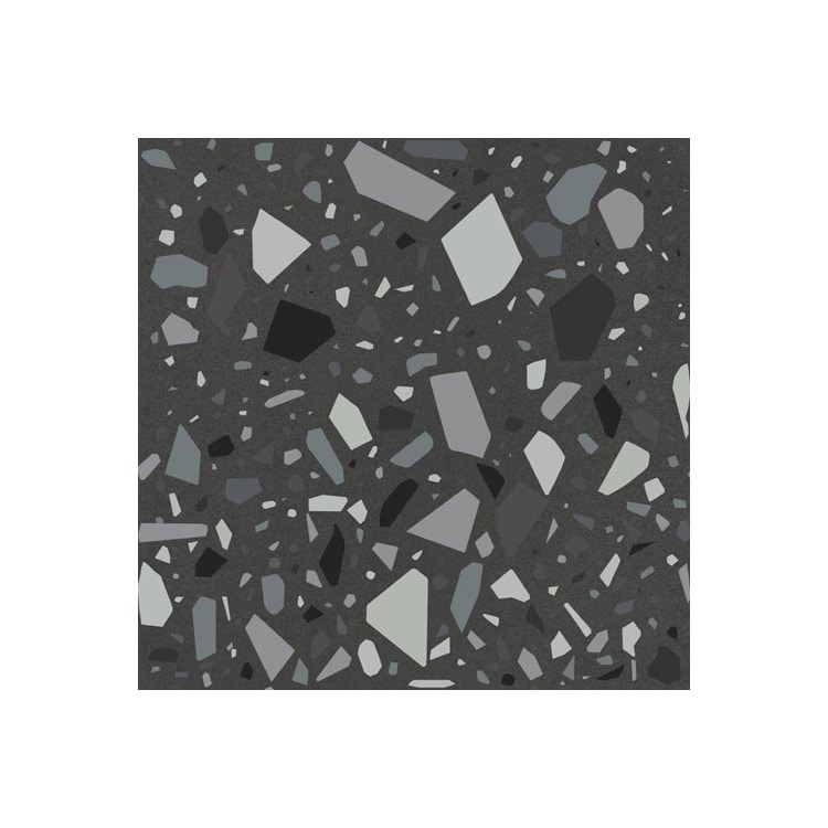 Terrazzo Tegels 18,6x18,6 - Confetti Zwart Blauw Terrazzo Tegels 18,6x18,6 - Confetti Zwart Blauw