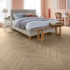 Alternative view of PVC - mFLOR Parva River Oak Visgraat Po 60,96x11,43 Lichtbruin