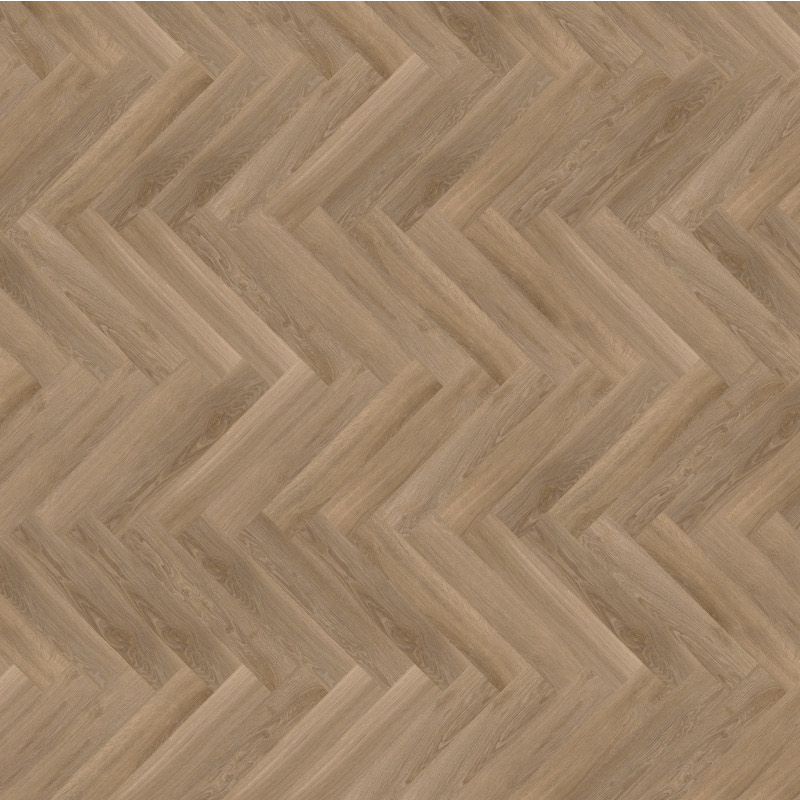 PVC – mFLOR Parva River Oak Visgraat Volga 60,96×11,43 Lichtbruin