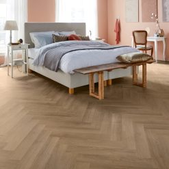 Alternative view of PVC - mFLOR Parva River Oak Visgraat Volga 60,96x11,43 Lichtbruin
