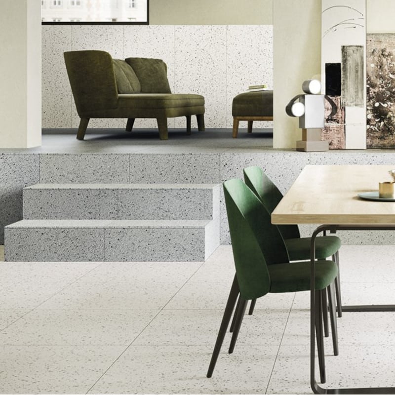 Terrazzo Tegels 60x60 Tile Stories Rialto Silver Naturale Grijs Terrazzo Tegels 60x60 Tile Stories Rialto Silver Naturale Grijs