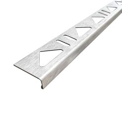 Tegelprofiel 3000 10 mm - RVS Geborsteld
