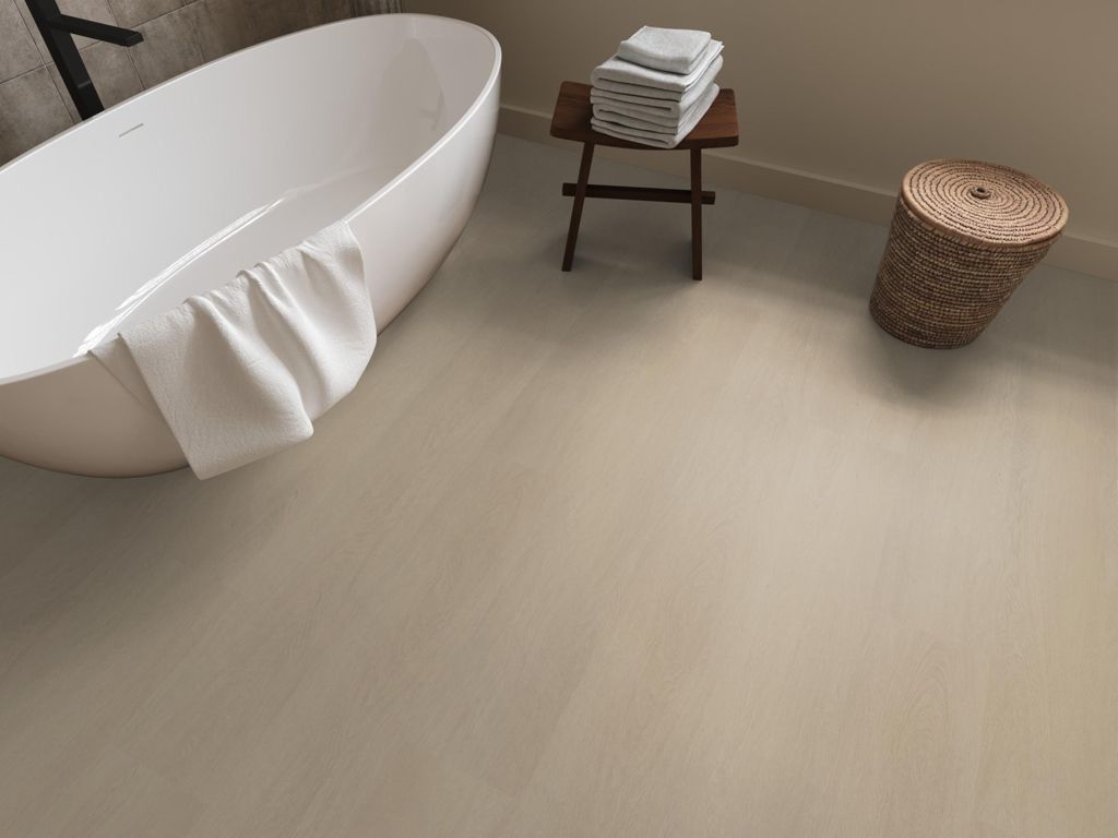 PVC - Ambiant Estino Beige 152x23,8 in een interieur, sfeerfoto 5