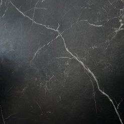 Marmerlook Tegels 60x60 - Lux Night Mat Zwart Bruin Closeup
