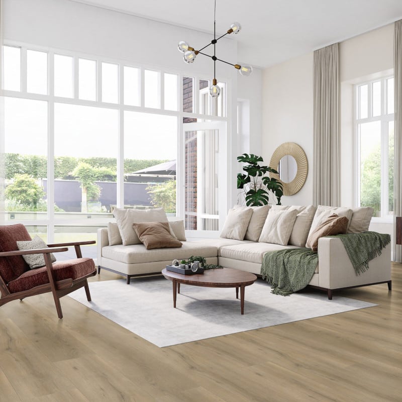 PVC – Vivafloors Oak 6850 142,2×22,9 Wood Touch Lichtbruin