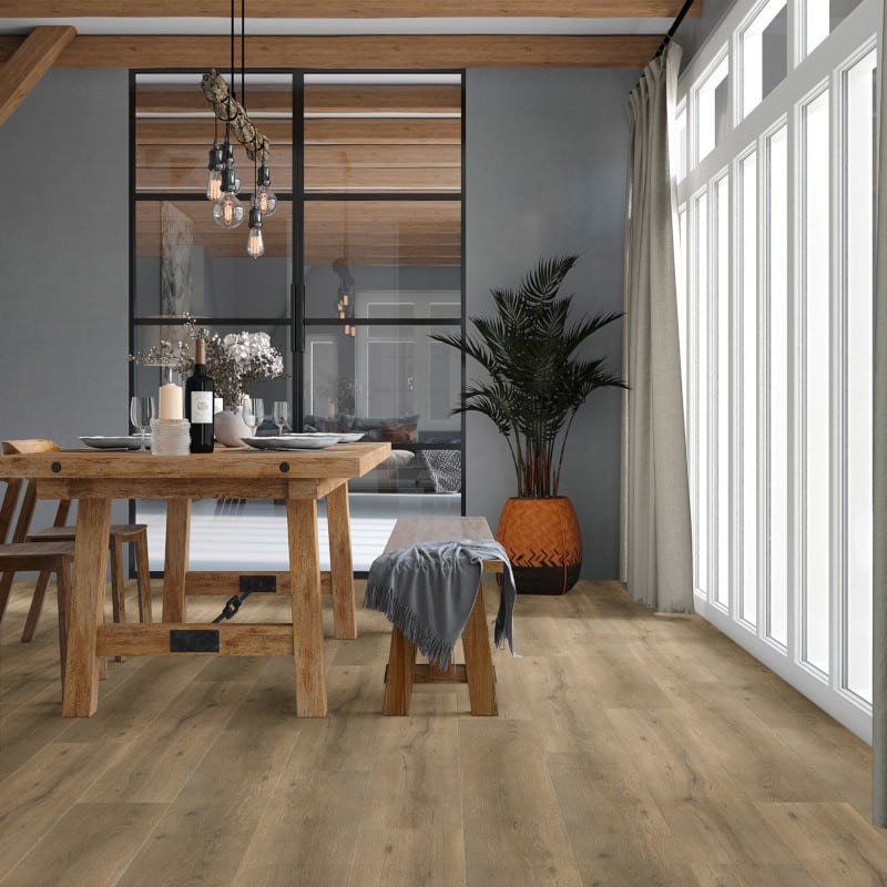 PVC – Vivafloors Oak 6850 142,2×22,9 Wood Touch Lichtbruin