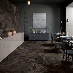 Alternative view of Marmerlook Tegel 60x120 - Imola The Room Infinty Brasil Hoogglans Zwart Bruin INF BRAS 6 12LP