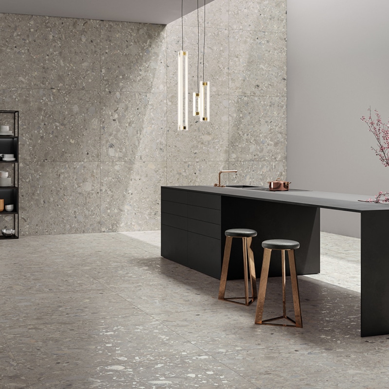 Terrazzo Look Tegels Ceppo Di Gres 60x60 Grigio Grijs Terrazzo Look Tegels Ceppo Di Gres 60x60 Grigio Grijs