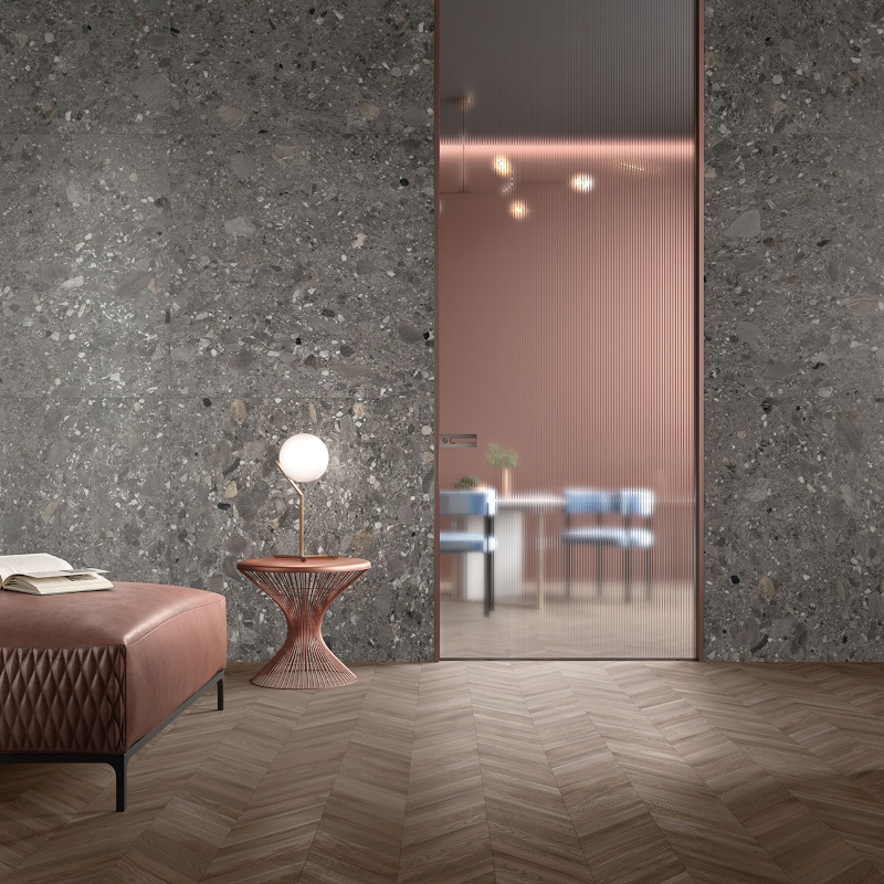 Terrazzo Look Tegels Ceppo Di Gres 60x60 Nero Zwart Grijs Terrazzo Look Tegels Ceppo Di Gres 60x60 Nero Zwart Grijs