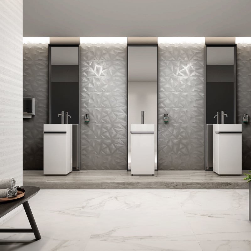 Wandtegel Glaze 90×30 Radiance Plata Zilver
