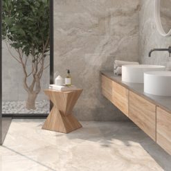 Alternative view of Marmerlook Tegels 60x120 - Sena Perla Mat Grijs Beige
