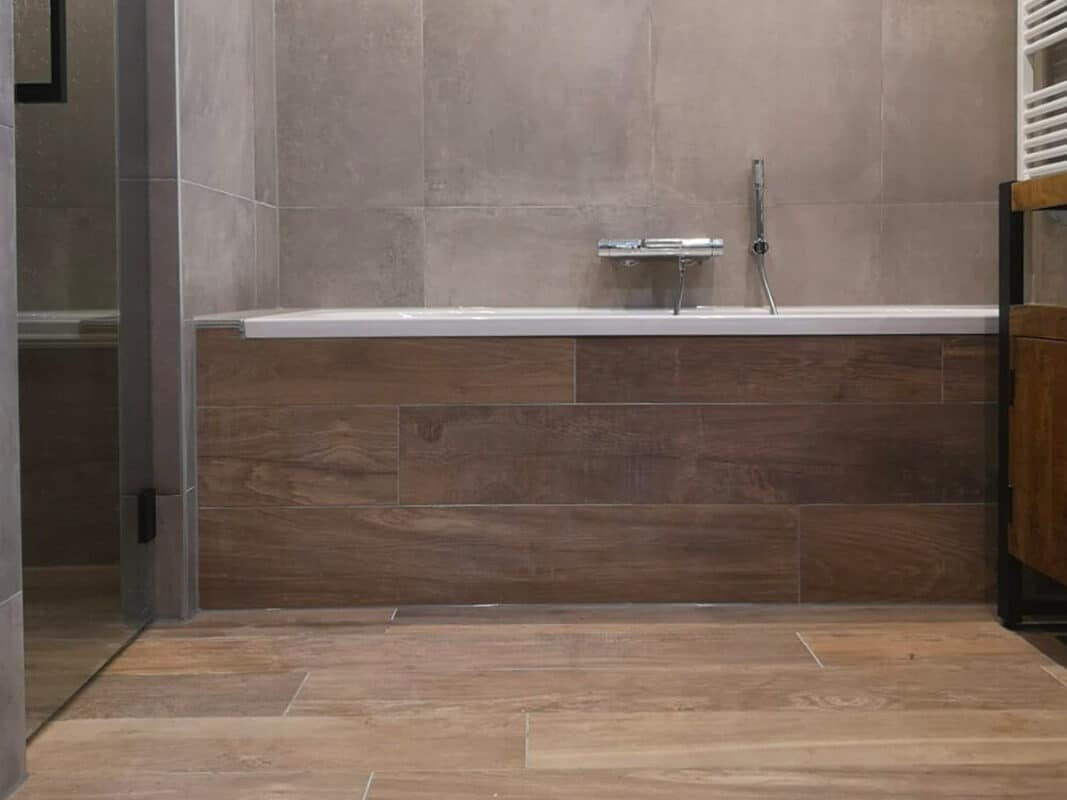 Keramisch parket badkamer