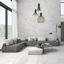 Alternative view of Marmerlook Tegels Byblos 90x90 Gris Mat Grijs