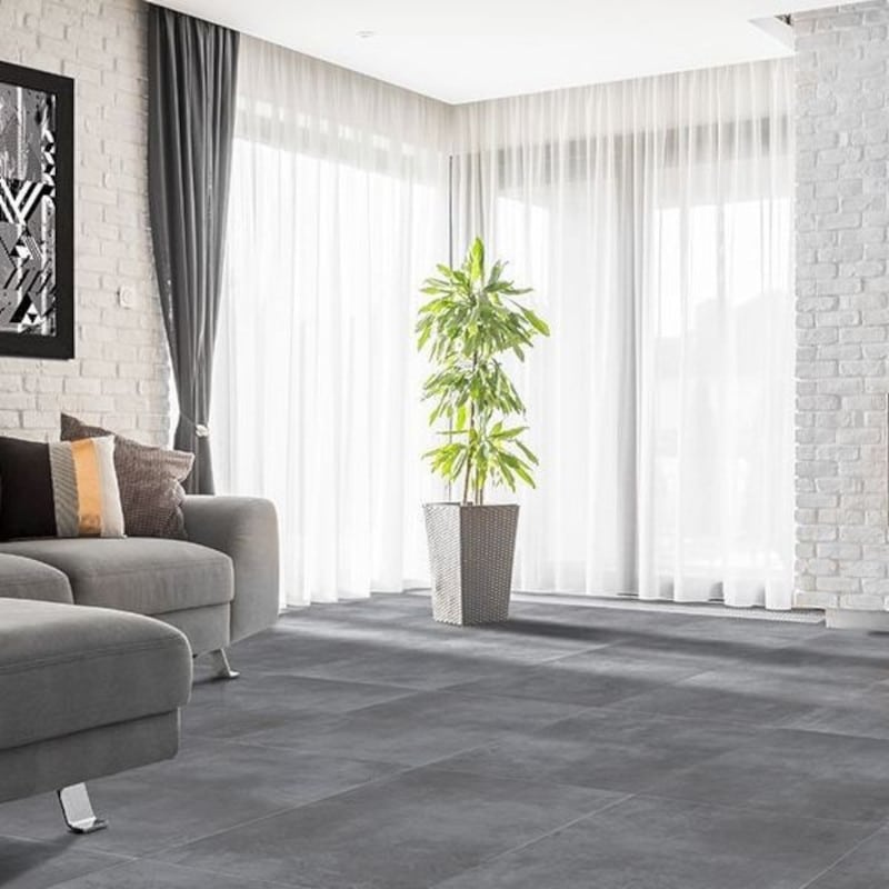 Vloertegel | Wandtegel 60x60 - Loft Grey Grijs