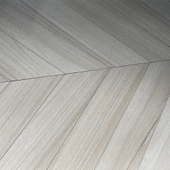 Keramisch Parket – Hongaarse Punt Tegels 15,1×75 Afromosia Avorio Beige Close-up