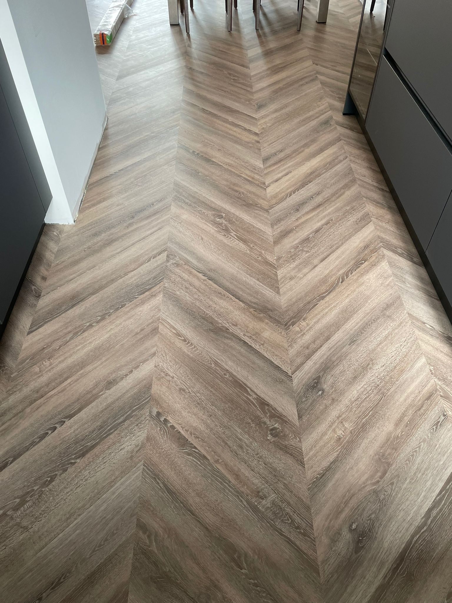 Plak PVC vloer hongaarse punt