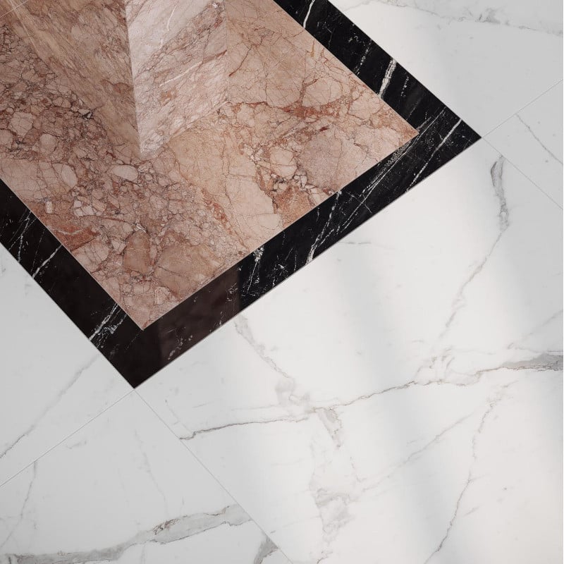 Marmerlook Tegels Incanto 60×60 – Statuario Venato Wit Mat RT