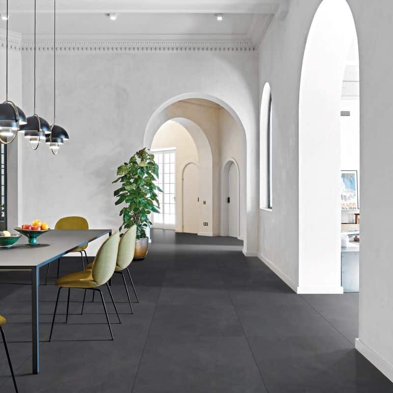 Badkamer Vloertegel Zwart 60×60 Blake Nero