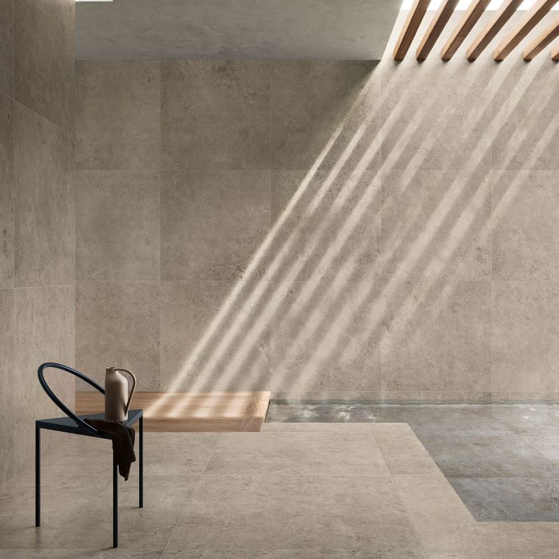 Natuursteenlook Tegel 60×60 Concreta Ecru Beige