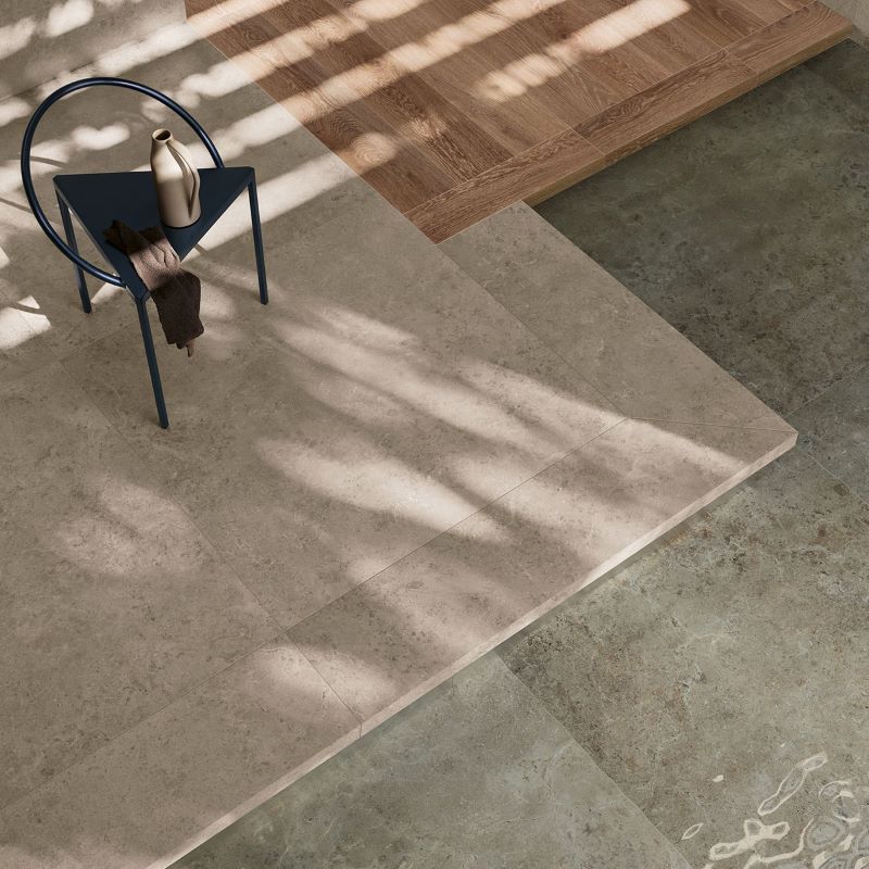 Natuursteenlook Tegel 60×60 Concreta Ecru Beige
