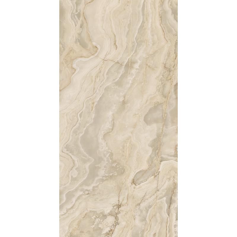 Marmerlook Tegel Slabs 280×120 – Onice Iride Ambra Beige