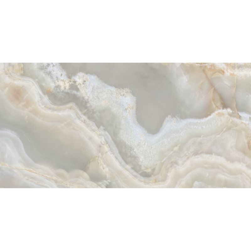 Marmerlook Tegel Slabs 280×120 – Onice Iride Argento Grijs Beige