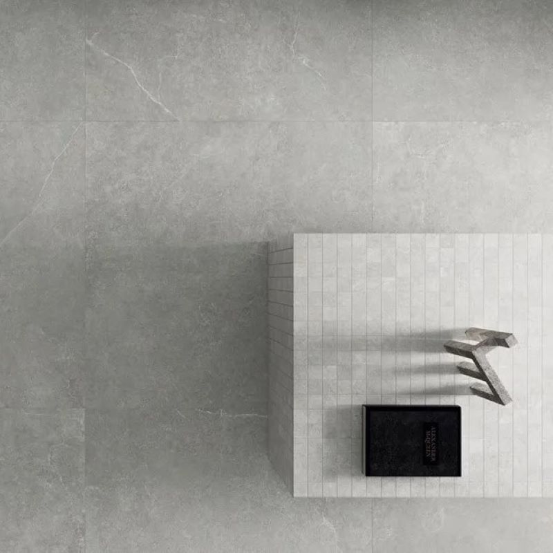 Leisteenlook Tegel 60×120 Limestone Grey Grijs