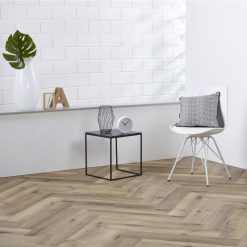 Alternative view of Ambiant Spigato Visgraat Dark Oak 73x14,6