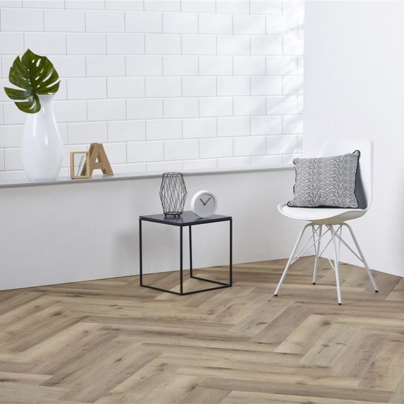 Ambiant Spigato Visgraat Dark Oak 77×15,4