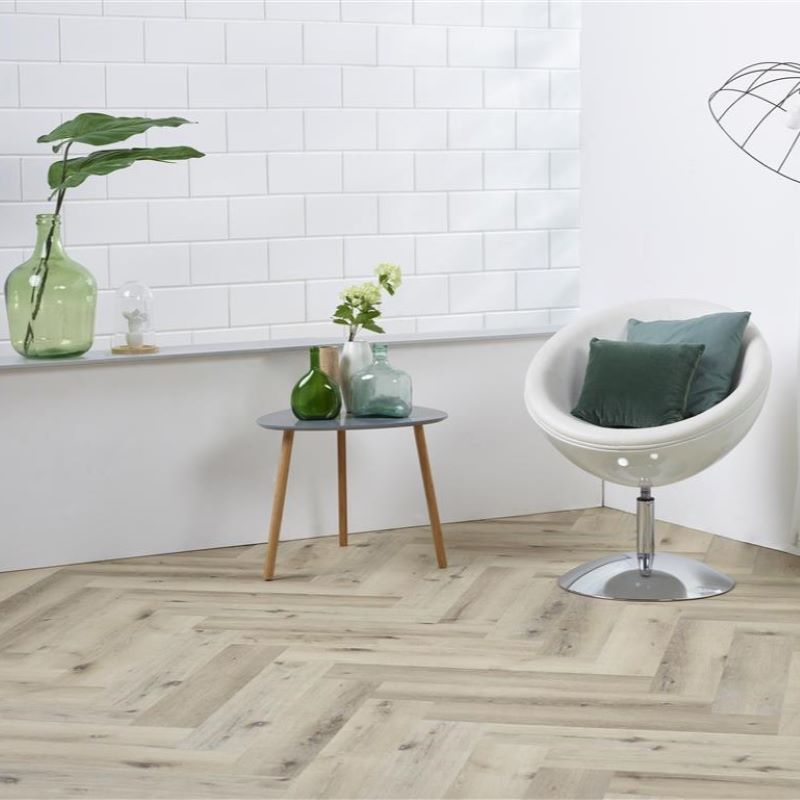 Ambiant Spigato Visgraat Light Oak 77×15,4