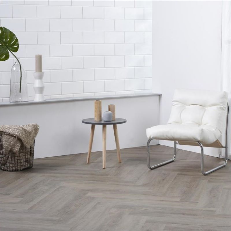Ambiant Spigato Visgraat Smoky 77×15,4