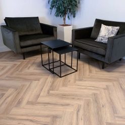 Alternative view of Gelasta City Visgraat Smoked Oak Light Lichtbruin 12,3x61,5